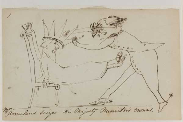 1. Mr. Amulius seizes his majesty Numitor's crown.