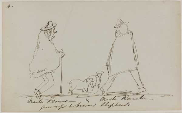 4. Master Remus & Master Romulus grow up and become shepherds.