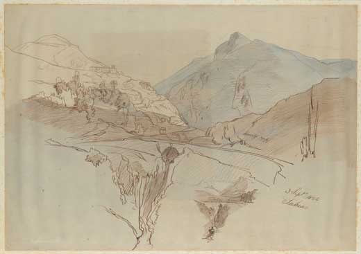 Edward Lear, Subiaco, 3 September 1844.
