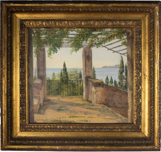 Ercole Gigante, Vista del mare dai Cappuccini.